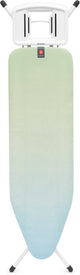 Brabantia Bügelbrett B – für Bügeleisen – 124 x 38 cm – beruhigendes Meer