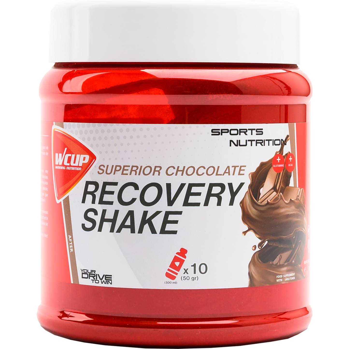 WCUP - Recovery Shake Superior Chocolate 500 Gramm