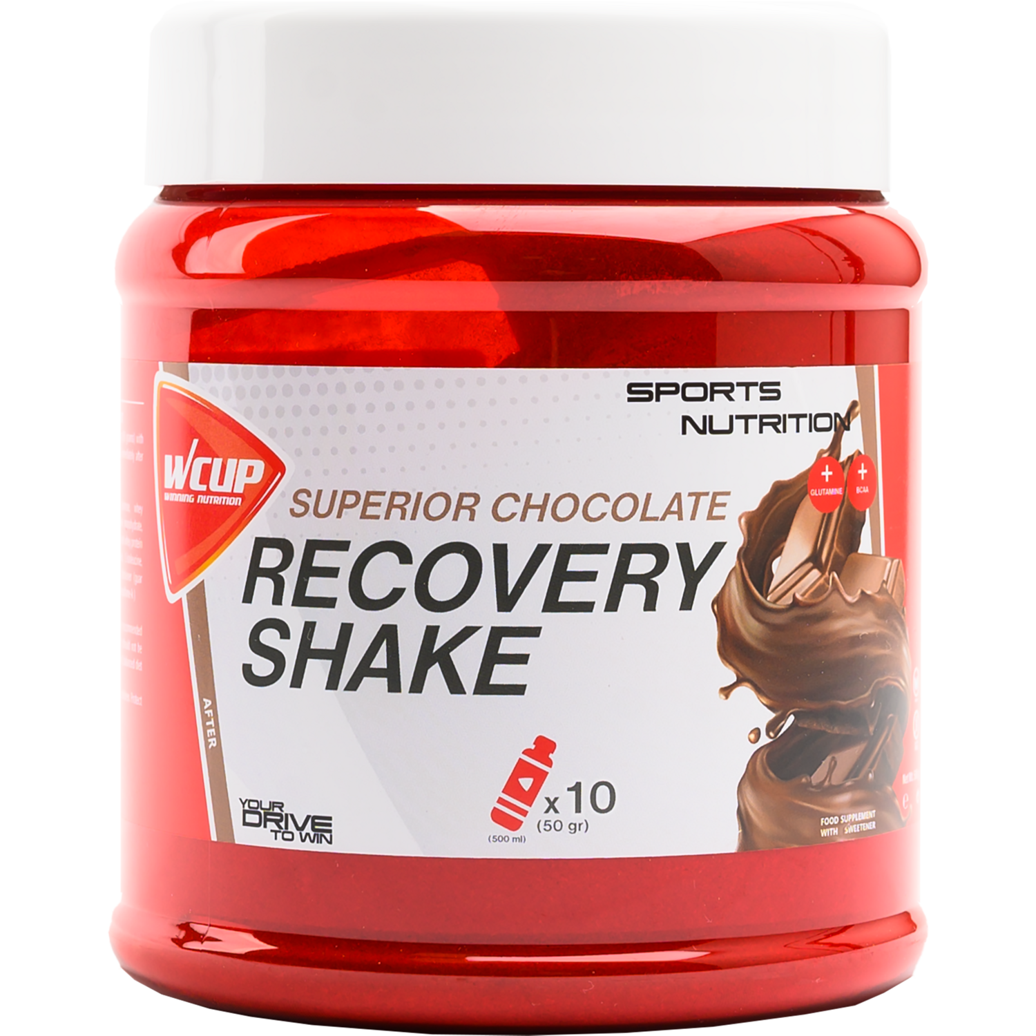 WCUP - Recovery Shake Superior Chocolate 500 Gramm