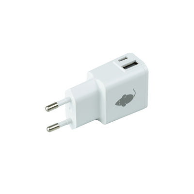 Greenmouse Ladegerät 220V Doppel-UXB USB-C weiß (5 Stück)