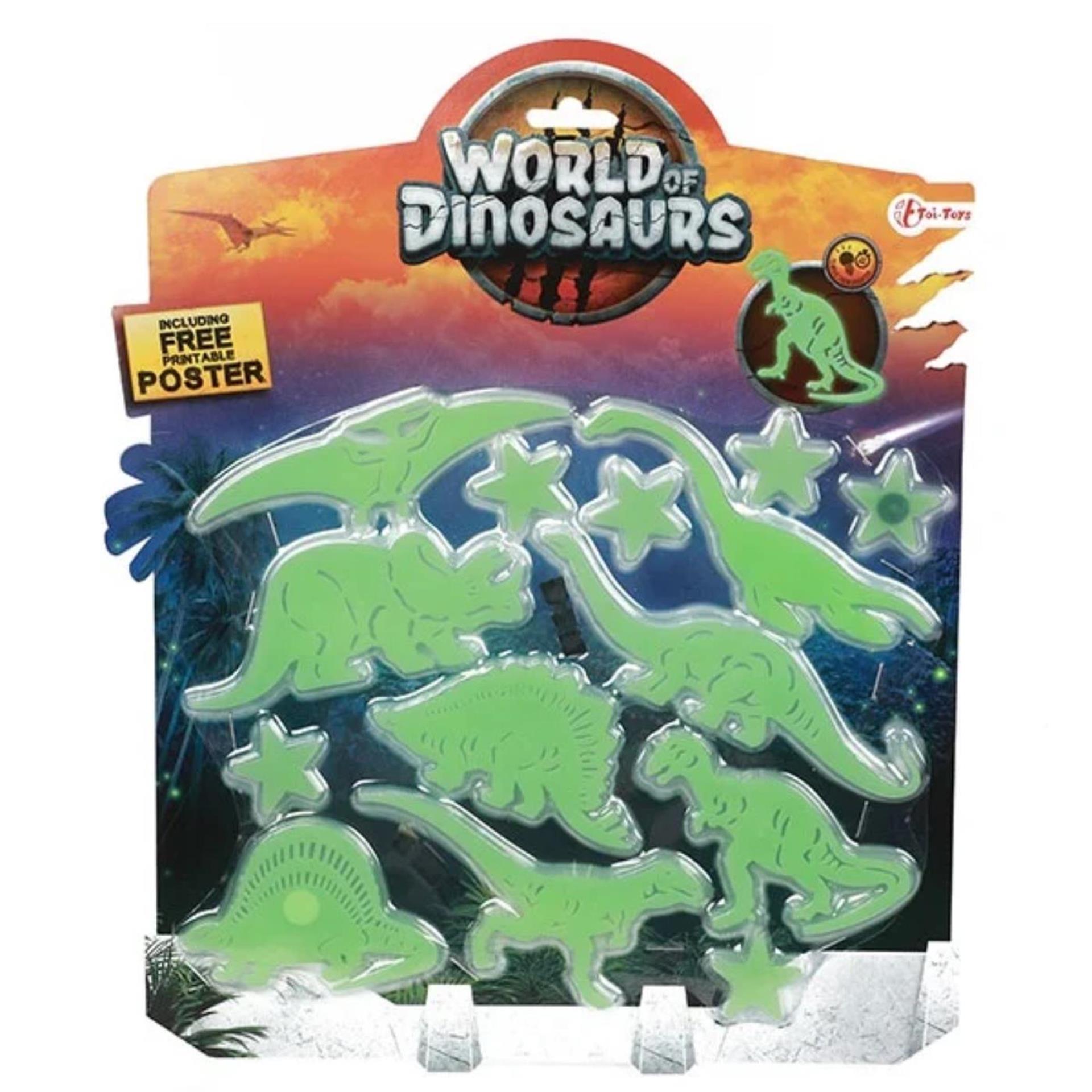 Toi-Toys Welt der Dinosaurier leuchten im dunklen Dinos