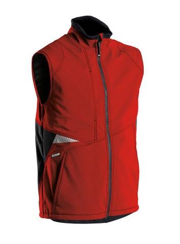 Dassy Bodywarmer Fusion rot schwarz s