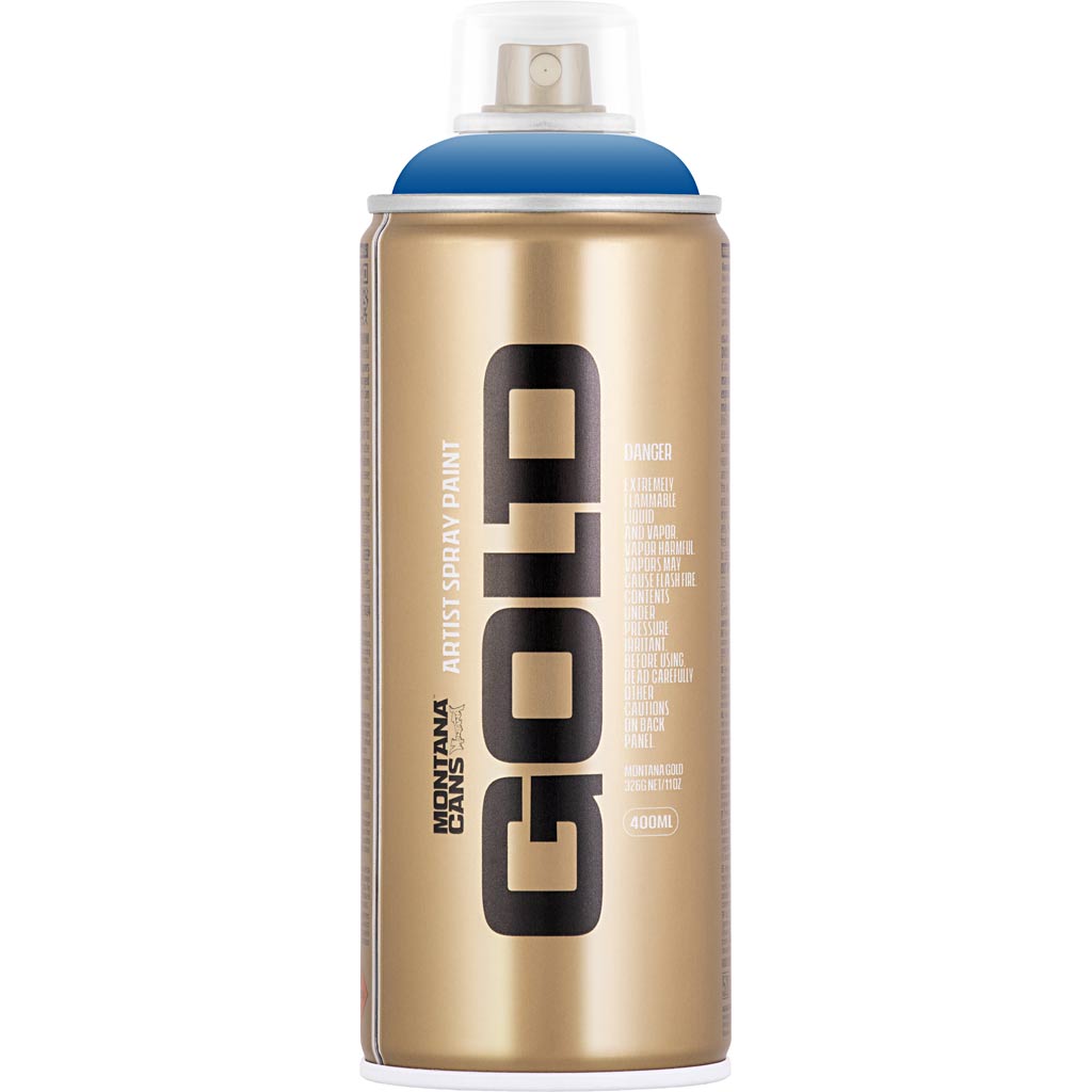 Montana -Sprühfarbe, blau, 400 ml 1 Box