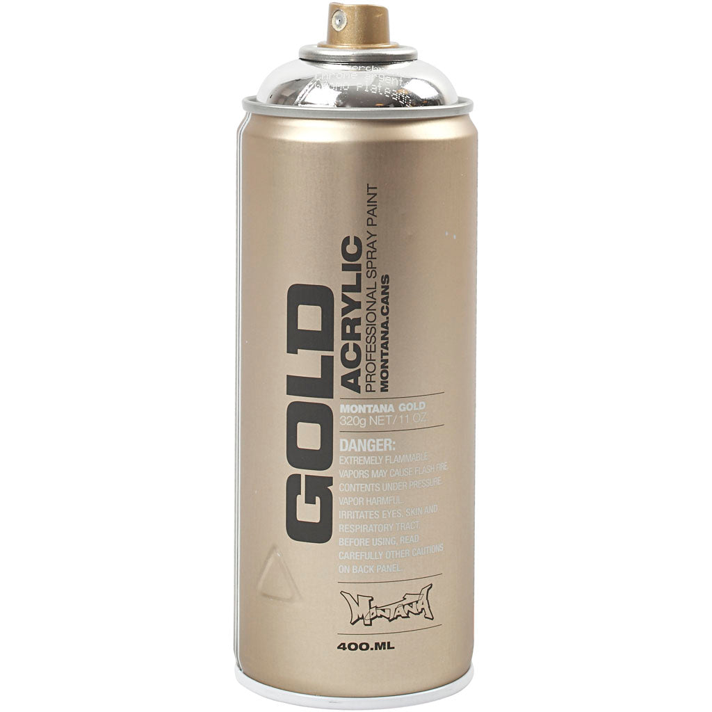 Montana -Sprühfarbe, Silber, 400 ml 1 Box