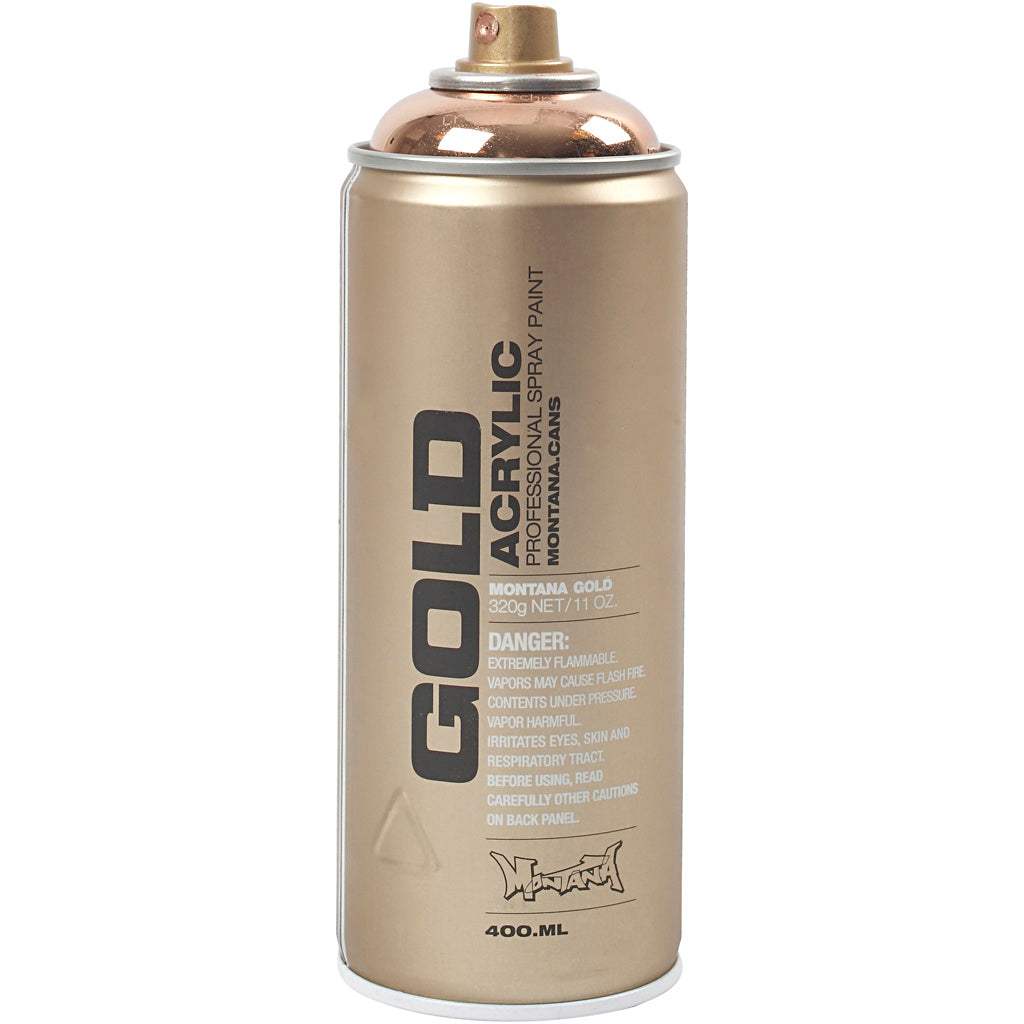 Montana -Sprühfarbe, Kupfer, 400 ml 1 Box