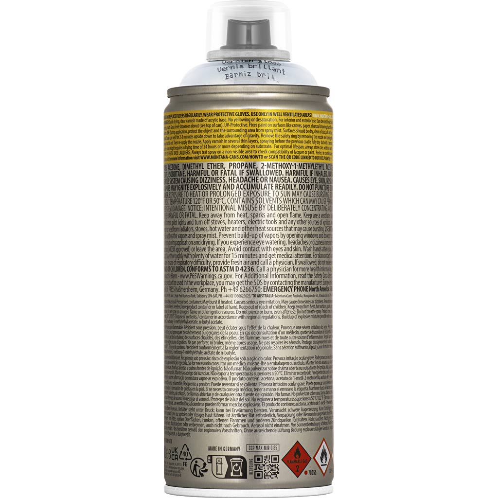 Montana Spray Lack, Hochglanz, 400 ml 1 Box