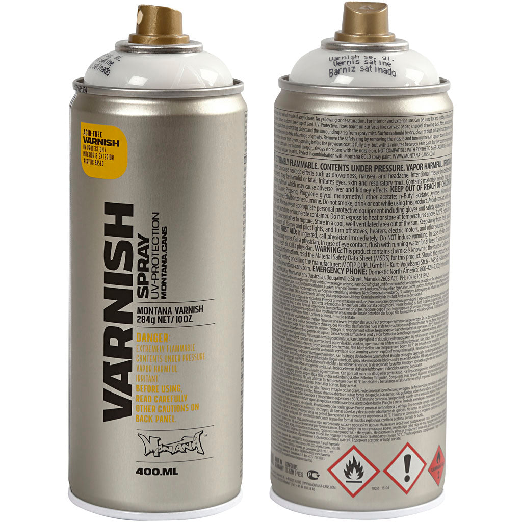 Montana Spray Lack, halbglossy, 400 ml 1 Box