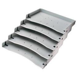 Bach schräge Regale für Schubladenelement Hammerer ACSA grau 327 mm x 212 mm x 33 m
