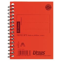 Ursus Spiralblock sp11 10x8cm. 270 g/m² Einband