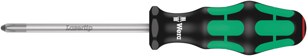 Wera-Schraubendreher | Größe pH 1 | Klingenlänge 200 mm | 2-Komponenten-Griff | runde Klinge | 1 Stück - 05008712001 - 05008712001