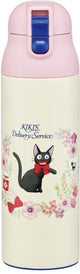 Skater Ghibli – Kikis fliegender Kurierdienst – Jiji-Blumenkranz-Thermosflasche 500 ml