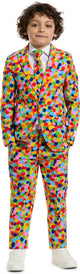 Opposuits Konfetti-Anzug – Jungenanzug – Karnevalskleidung – Kostüm – Größe: EU122 128