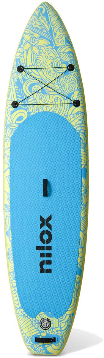 Nilox sup waikiki – Maße 274 x 84 x 15 cm – Rucksack – Paddel – Pumpe – Sicherheitsschnur – 1 Flosse