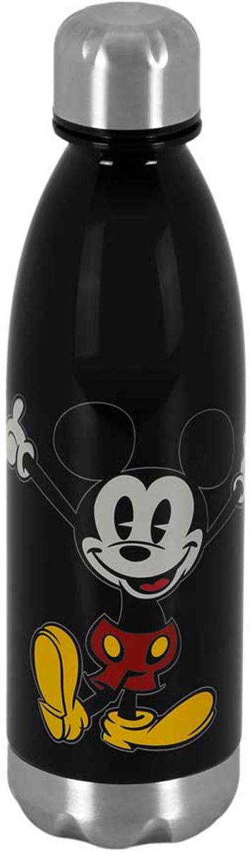 Karactermania - Disney - Mickey Mouse - Tritan Trinkflasche - Wasserflasche - Trinkflasche - Wasserflasche - Schwarz