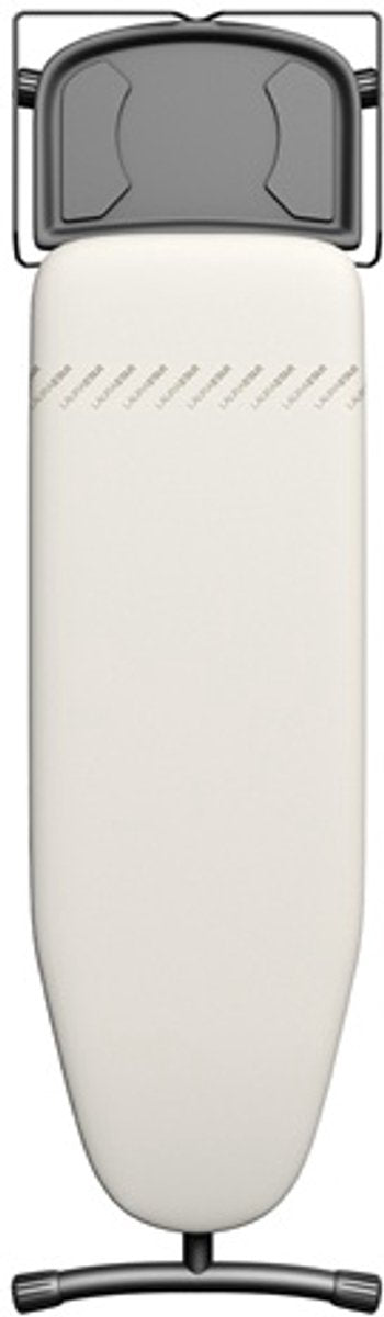 Laurastar Bügeltisch Comfort Board Beige, 38cm x 120cm, 100% Baumwolle, ergonomisch, höhenverstellbar, Bügeleisenhalter, sicheres Verschlusssystem
