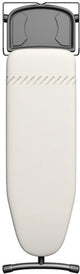 Laurastar Bügeltisch Comfort Board Beige, 38cm x 120cm, 100% Baumwolle, ergonomisch, höhenverstellbar, Bügeleisenhalter, sicheres Verschlusssystem