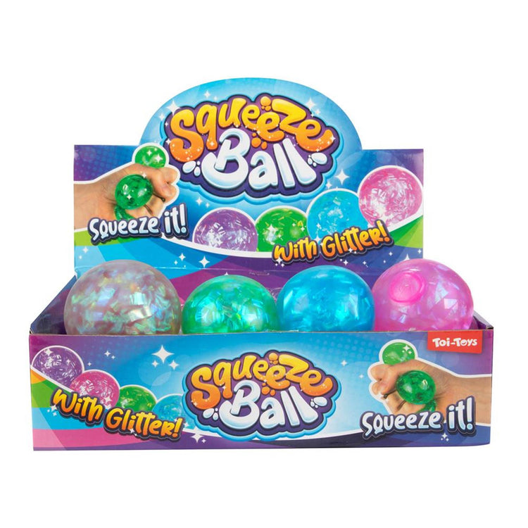 Toi-toys Toi Toys Anti-Stress-Ball mit Glitzer ø6cm