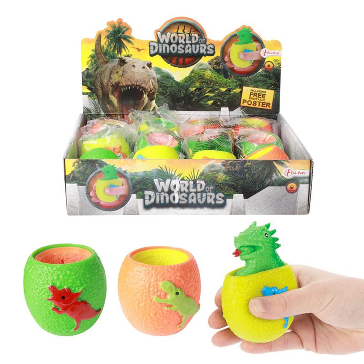Toi-Toys Jurassic Revival Knijpei Dino