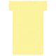 T-Einsteckkarten Karton 170g m2 60x15x85x48,5mm gelb