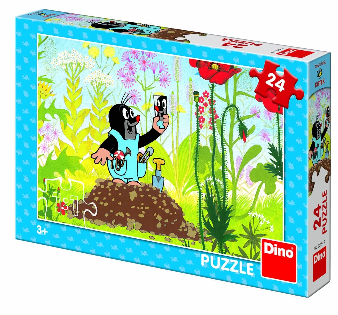 Puzzle Molletje im Garten 24 Stücke