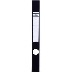 Ordnerrückenschild langlebig 60 x 390 mm schwarz 10 Stück