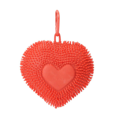 Pufferball Schlüsselbund Hart 7 cm 6 assorti