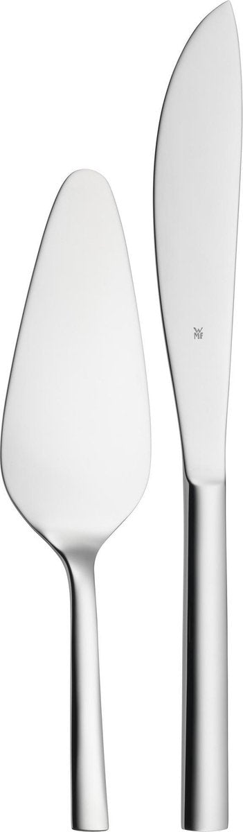 Wmf nuova – Tortenset – 2-teilig – Tortenheber und Tortenmesser – Edelstahl – elegantes Design – langlebig
