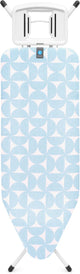 Brabantia Bügelbrett C – für Bügeleisen – 124 x 45 cm – frische Brise