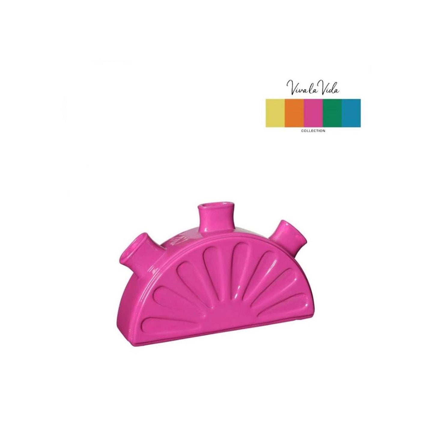 Ideas 4 Seasons Limon Vase 18,5x5xh11,5cm Fuchsia