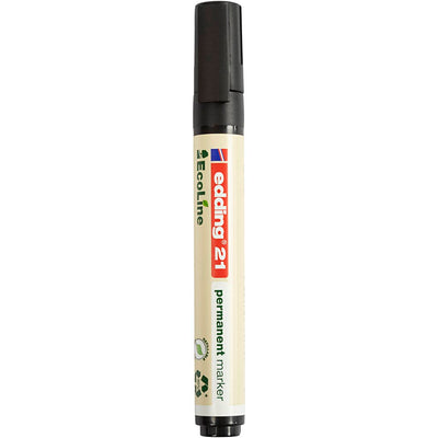 Edding Ecolinmarker, AFM 21, Liniendicke 1,5-3 mm, schwarz, 1 Stück