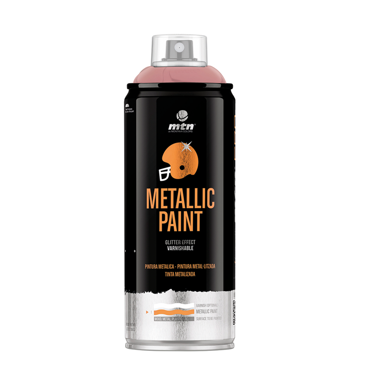 Mtn 1070511 – Profi-Metallic-Lack: Goldrosa | 3 Stück