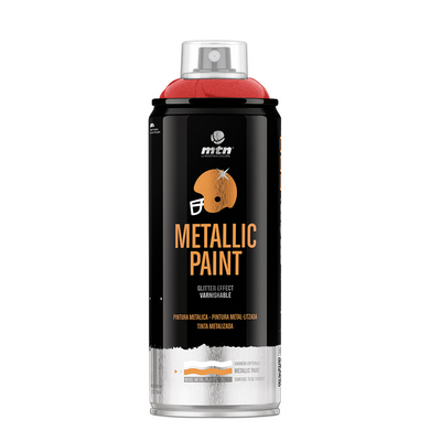 Mtn 1070503 – Profi-Metallic-Lack: Rot R-3032 | 3 Stück