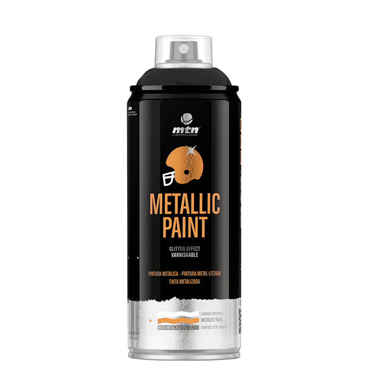 Mtn 1070508 – Profi-Metallic-Lack: Schwarz | 3 Stück