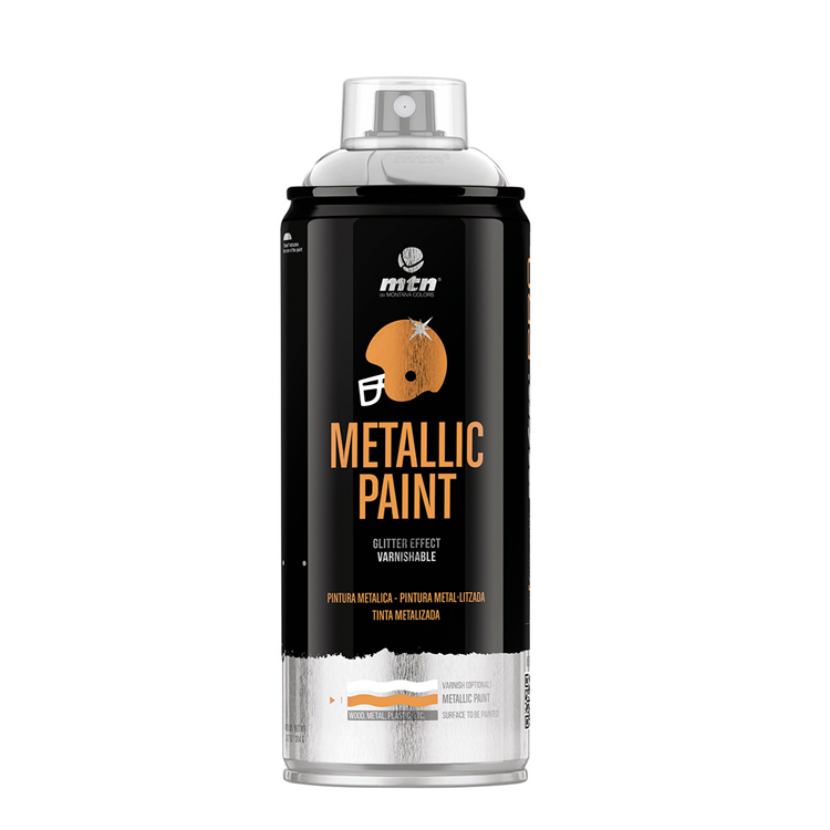 Mtn 1070509 – Profi-Metallic-Lack: Aluminium | 3 Stück