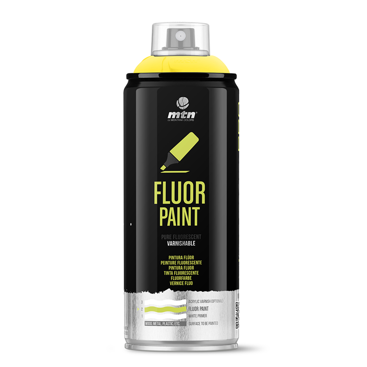 Mtn 1070470 – Profi-Fluorfarbe: Gelb | 3 Stück