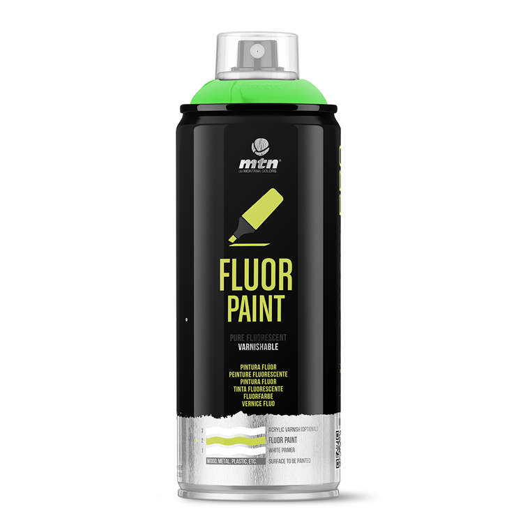 Mtn 1070472 – Profi-Fluorfarbe: grün | 3 Stück