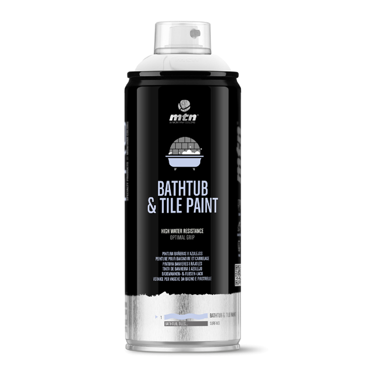 Mtn 1070439 – Pro Badewannenfliesenfarbe weiß | 3 Stück
