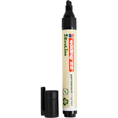 Edding Ecoline-Marker 22, AFM 22, Liniendicke 1x5 mm, schwarz, 1 Stück