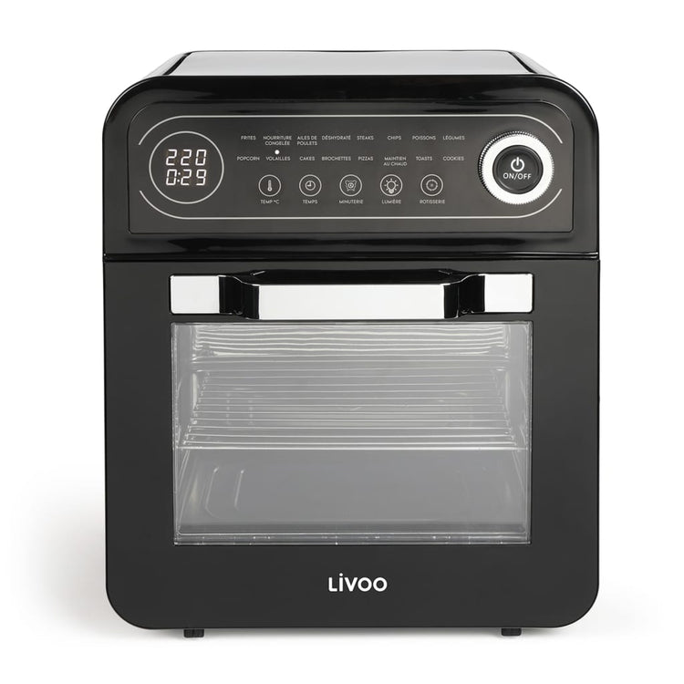 Livoo Livoo Airfryer Ofen 1600 W 12 l Schwarz