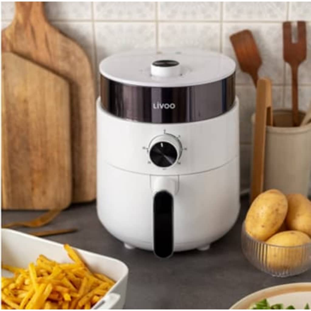 Livoo Livoo Airfryer Multifunktional 1200 W 2,5 l Weiß