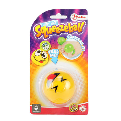 Toi-Toys drücken Ball lachendes Gesicht