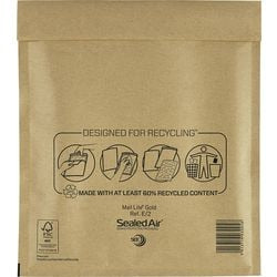 Taschenumschlag versiegelte Luft E 2 Gold 220 mm x 260 mm