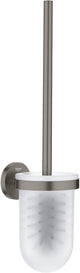 Grohe Start WC-Bürstengarnitur – Wandmontage – Schrauben oder Kleber – Glasmetall – gebürsteter Hartgraphit