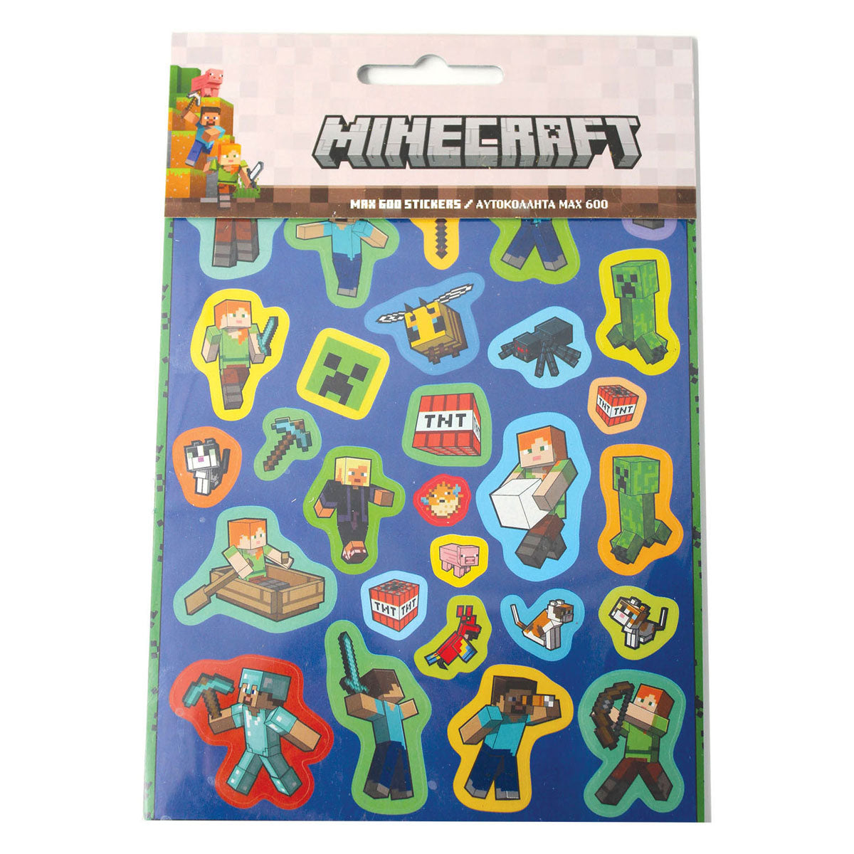 Minecraft-Stickerbuch – 600 Sticker