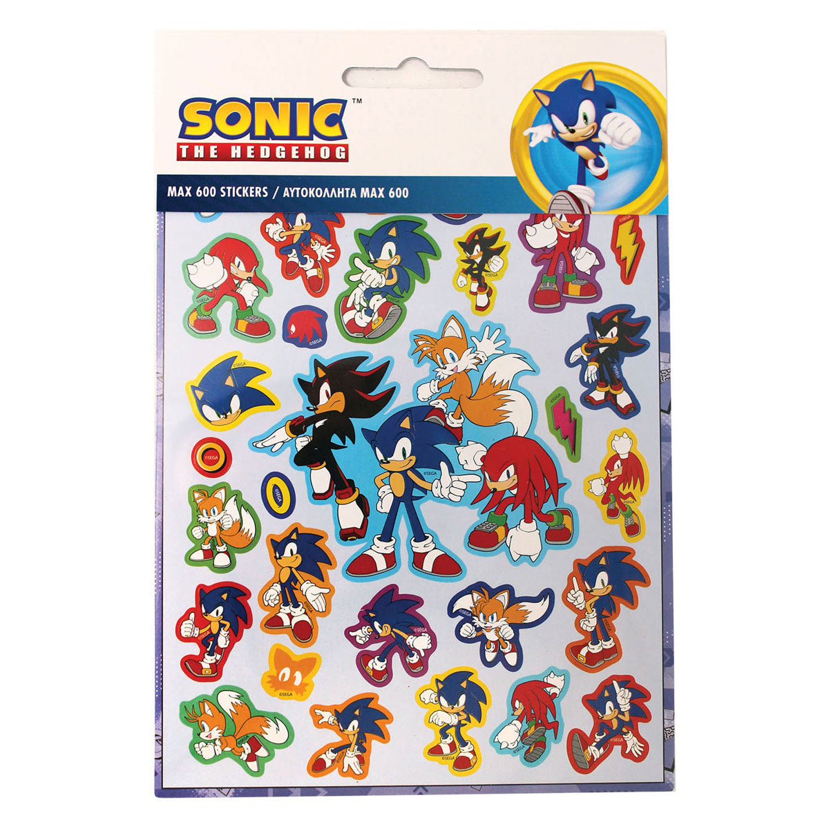 Sonic-Stickerbuch – 600 Sticker
