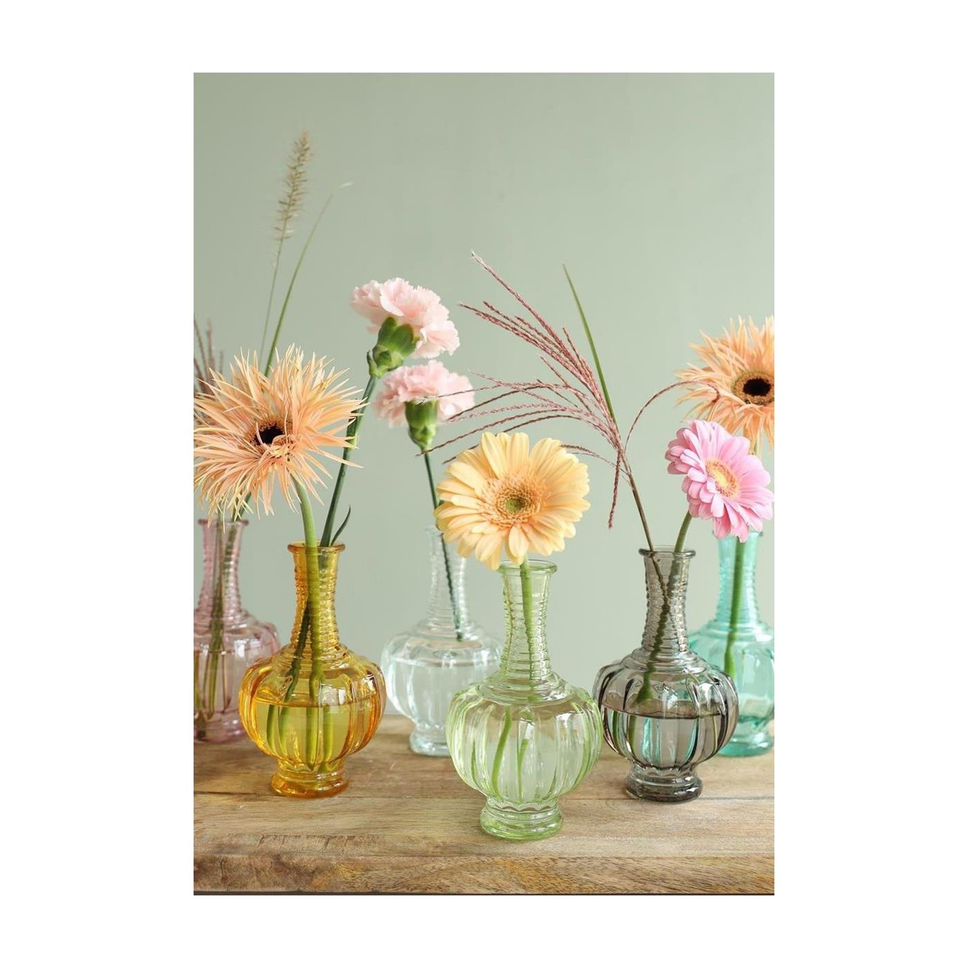 Ideen 4 Jahreszeiten Trevi Vase Glas ø9xh15cm klar
