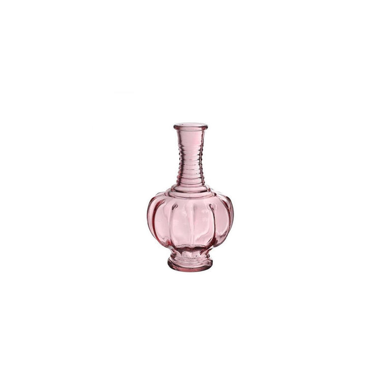 Ideen 4 Jahreszeiten Trevi Vase Glas ø9xh15cm hellrosa
