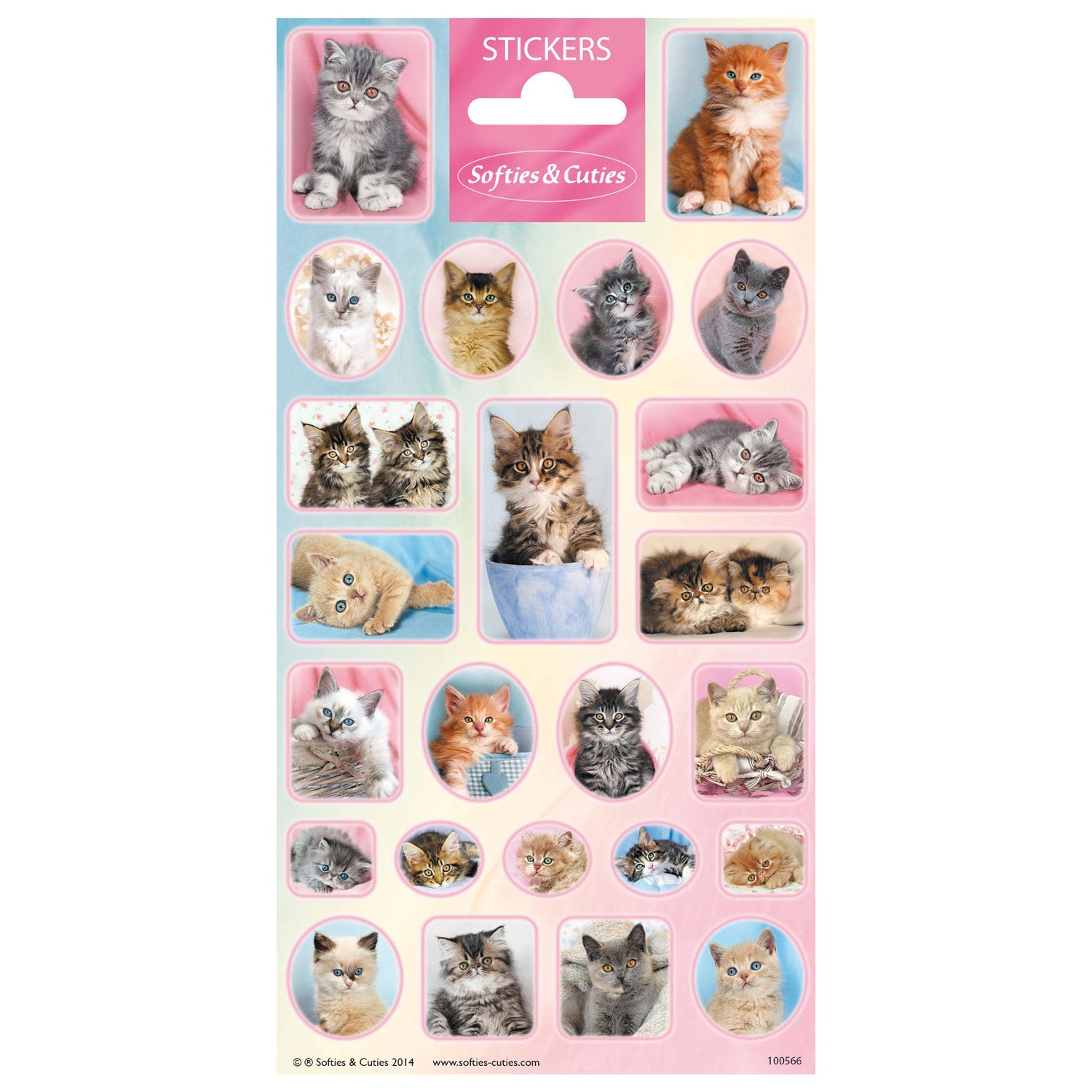 Totum Stickervel Cutie Kätzchen