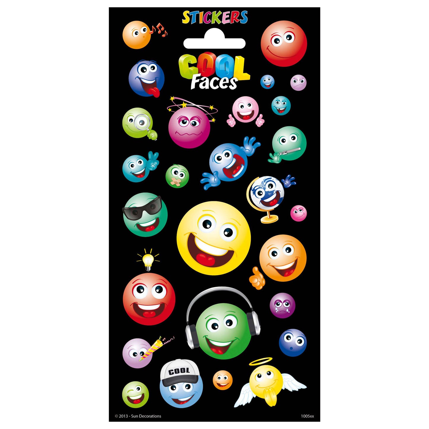 Totum Stickervel Twinkle Coole Gesichter