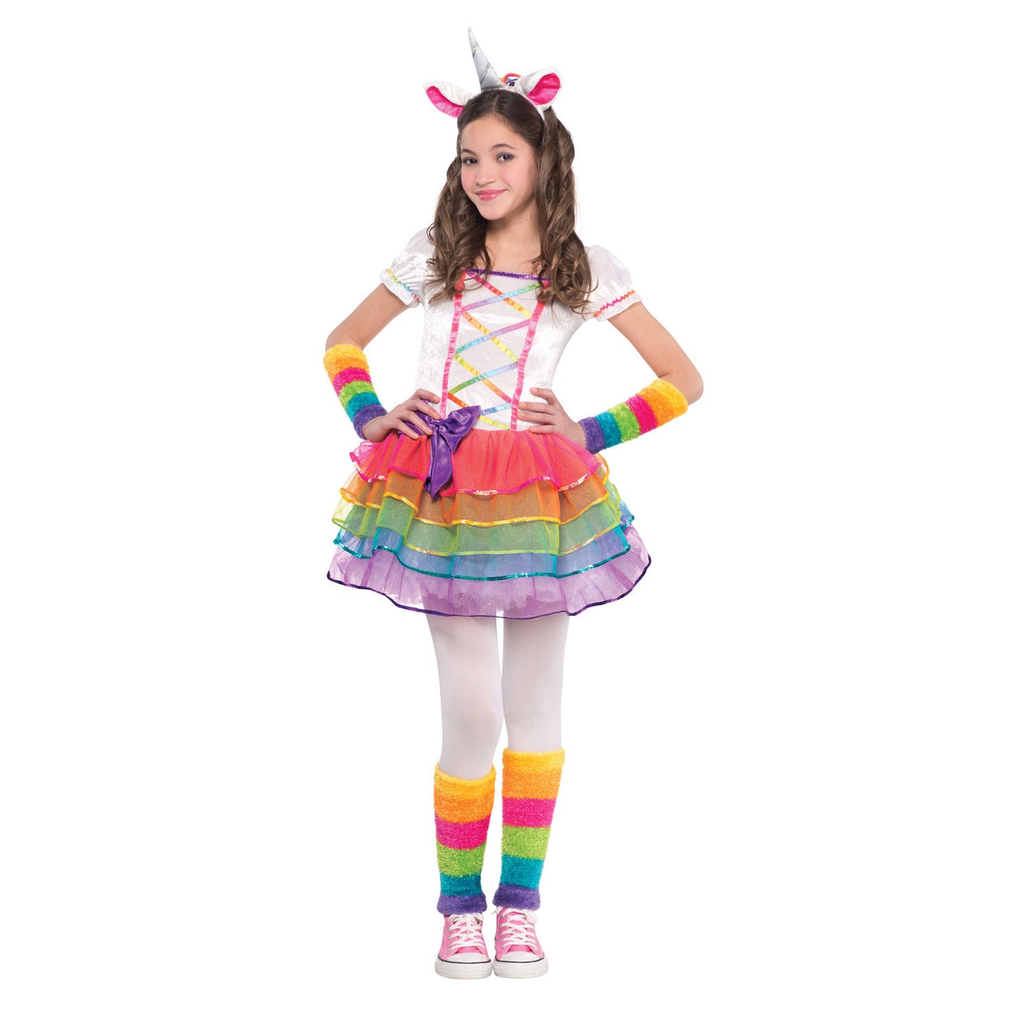 Kleiderset Regenbogen Einhorn, 4-6 Jahre alt